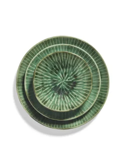 Bol rond vert grès émaillé 17 cm Ø 17 cm Verde Lanza - SERAX Hot