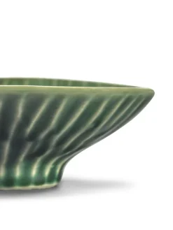 Bol rond vert grès émaillé 12 cm Ø 12 cm Verde Lanza - SERAX