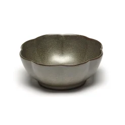 SERAX Bol rond vert grès émaillé Ø 15 cm Inku Outlet