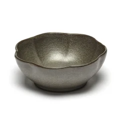 SERAX Bol rond vert grès émaillé Ø 13 cm Inku Outlet