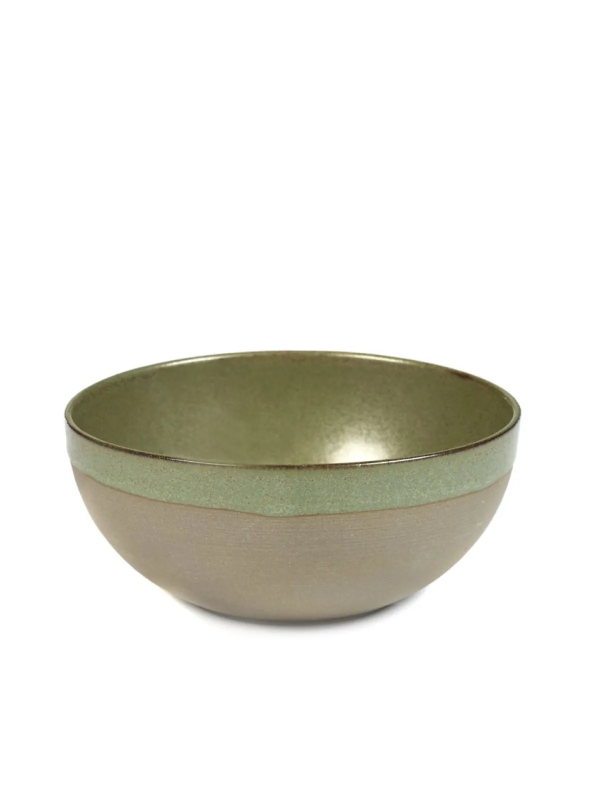 Bol rond vert grès émaillé Ø 15 cm Surface - SERAX Discount