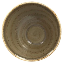 RAK Bol à salade brun porcelaine vitrifiée Ø 21,5 cm Twirl Clearance