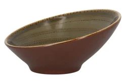 RAK Bol à salade brun porcelaine vitrifiée Ø 21,5 cm Twirl Clearance