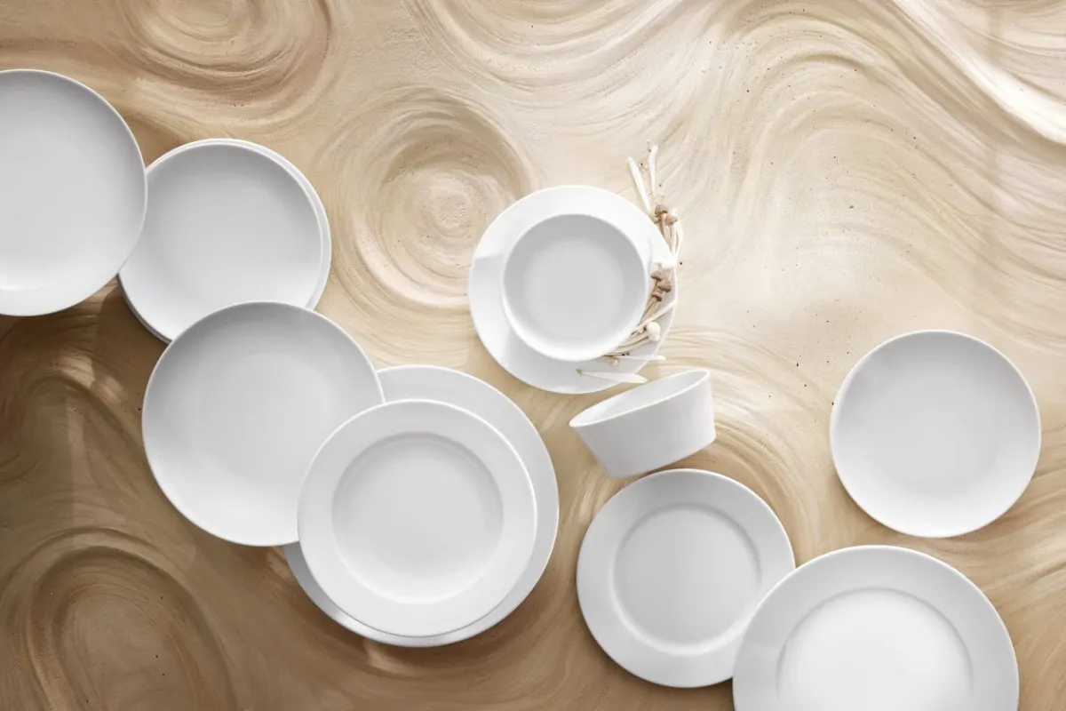 PILLIVUYT Bol à salade conique blanc porcelaine Ø 15 cm Eventail Hot