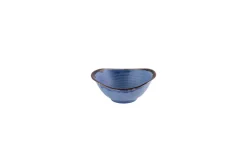 DUDSON Bol à salade / légumes ovale bleu indigo porcelaine vitrifiée 19 cm Harvest Clearance