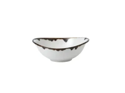 DUDSON Bol à salade ovale blanc porcelaine vitrifiée 17,4 cm Harvest Sale