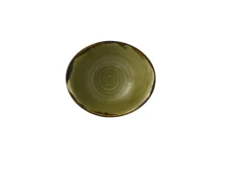 Bol à salade ovale vert porcelaine vitrifiée 19,9 cm Harvest - DUDSON Online
