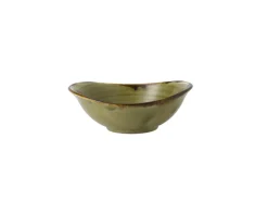 Bol à salade ovale vert porcelaine vitrifiée 19,9 cm Harvest - DUDSON Online