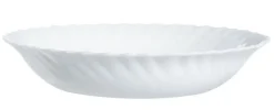 Bol à salade rond blanc verre opal Ø 18 cm Feston - LUMINARC