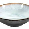 MEDARD DE NOBLAT Bol à salade rond bleu grès émaillé Ø 24 cm Shadow Discount