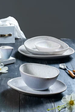 Bol à salade triangulaire gris porcelaine 16,3x14,1 cm Tama - ASTERA Online