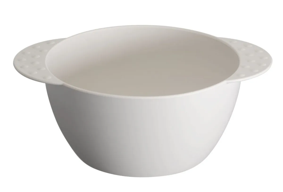 Bol sans couvercle blanc fibre végétale 45 cl Ø 12 cm Lilitouch - SAINT ROMAIN