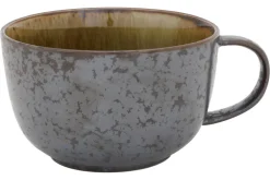 Bol à soupe argent porcelaine Ø 13 cm Elements Mineral - PROOF Online