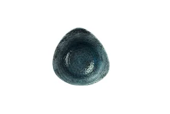 Bol triangulaire bleu porcelaine vitrifiée 23,5 cm Chroma - CHURCHILL Hot