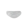 CHURCHILL Bol triangulaire Canvas grey porcelaine vitrifiée 23,5 cm Stonecast Canvas Discount