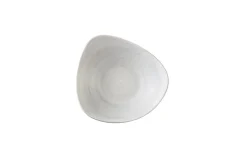 CHURCHILL Bol triangulaire Canvas grey porcelaine vitrifiée 23,5 cm Stonecast Canvas Discount