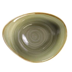 Bol triangulaire Emerald porcelaine vitrifiée 18,5 cm stone Spot - RAK Discount