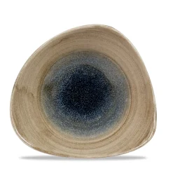 CHURCHILL Bol triangulaire gris porcelaine vitrifiée 23,5 cm Stonecast Aquaeous Best