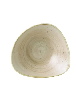 CHURCHILL Bol triangulaire Nutmeg Cream porcelaine vitrifiée 15,3x15,3 cm Stonecast Nutmeg Hot