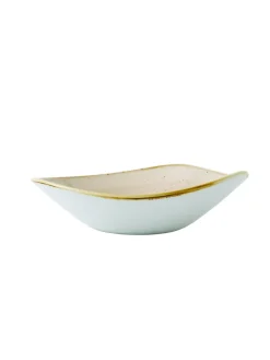 Bol triangulaire Nutmeg Cream porcelaine vitrifiée 18,5x18,5 cm Stonecast Nutmeg - CHURCHILL Discount