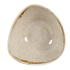 Bol triangulaire Nutmeg Cream porcelaine vitrifiée 18,5x18,5 cm Stonecast Nutmeg - CHURCHILL Discount