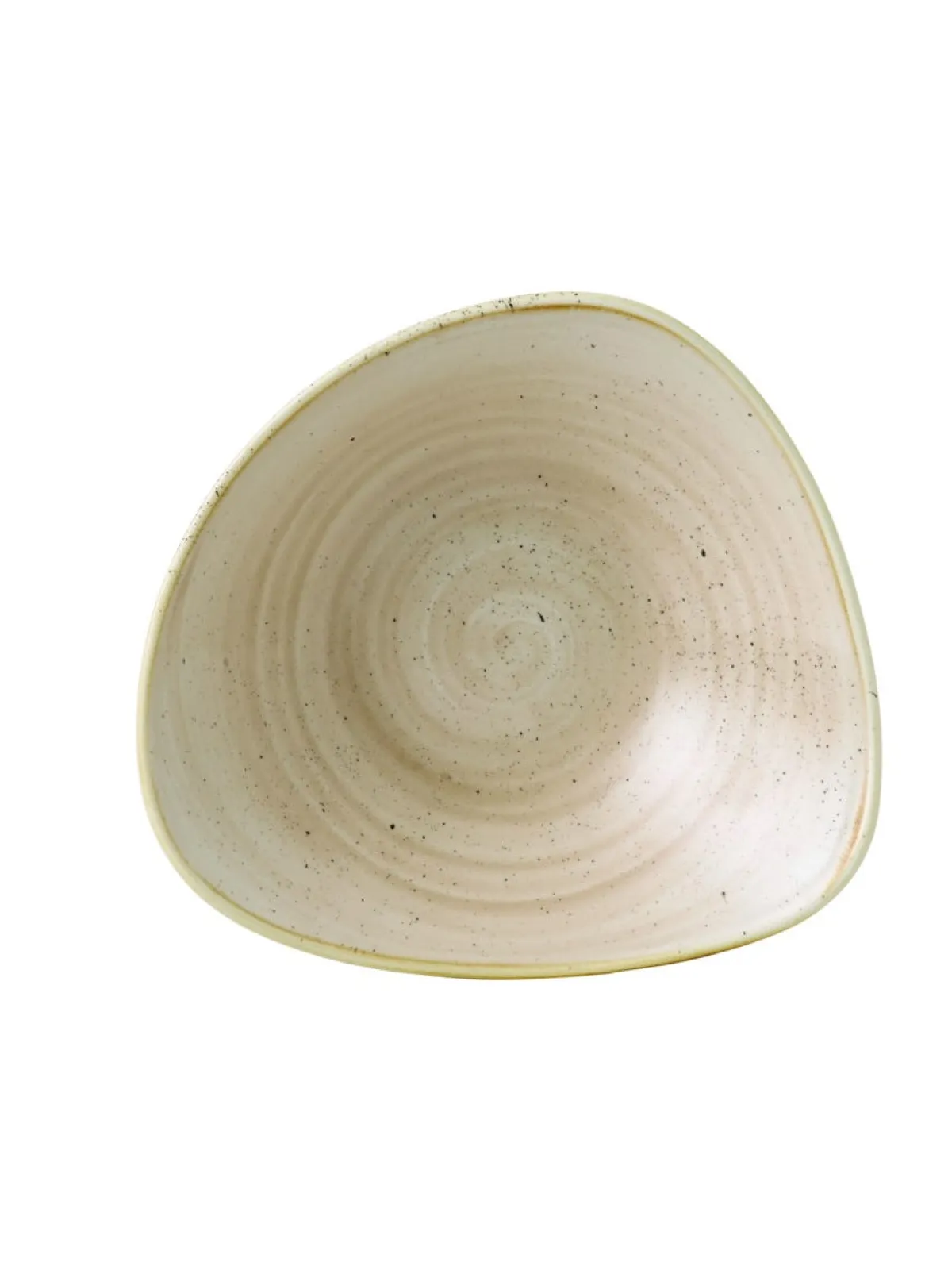 Bol triangulaire Nutmeg Cream porcelaine vitrifiée 18,5x18,5 cm Stonecast Nutmeg - CHURCHILL Discount