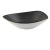 Bol triangulaire Raw Black porcelaine vitrifiée 23,5x23,5 cm Stonecast Raw - CHURCHILL Clearance