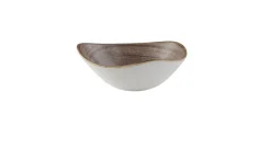 CHURCHILL Bol triangulaire Raw Brown porcelaine vitrifiée 18,5x18,5 cm Stonecast Raw Online