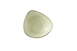 Bol triangulaire Raw Green porcelaine vitrifiée 18,5 cm Stonecast Raw - CHURCHILL Hot