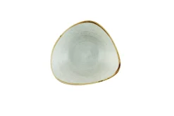 CHURCHILL Bol triangulaire raw grey porcelaine vitrifiée 23,5x23,5 cm Stonecast Raw