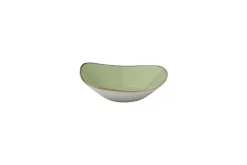 Bol triangulaire Sage Green porcelaine vitrifiée 23,5x23,5 cm Stonecast Sage - CHURCHILL Clearance
