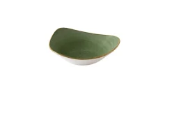CHURCHILL Bol triangulaire Sorrel Green porcelaine vitrifiée 23,5 cm Stonecast Sorrel Hot