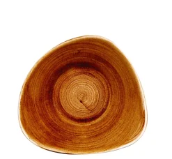 Bol triangulaire Vintage Copper porcelaine vitrifiée 15,3x15,3 cm Stonecast Patina - CHURCHILL Discount
