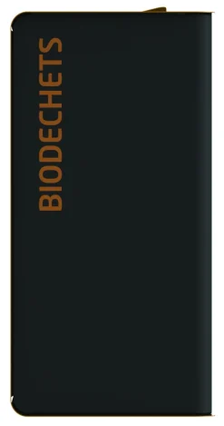 ROSSIGNOL Borne de tri sélectif biodéchets 2 x 20L acier 40 L gris Cubatri Discount
