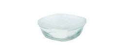 Boîte avec couvercle carré transparent verre trempé 11,2 cm Freshbox - DURALEX Outlet