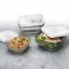 DURALEX Boîte avec couvercle carré transparent verre trempé 14,2 cm Freshbox Clearance