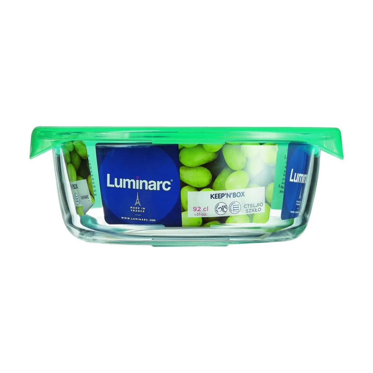 Boîte avec couvercle hermétique rond transparent verre trempé Ø 17,5 cm Keep'n Box - LUMINARC Outlet