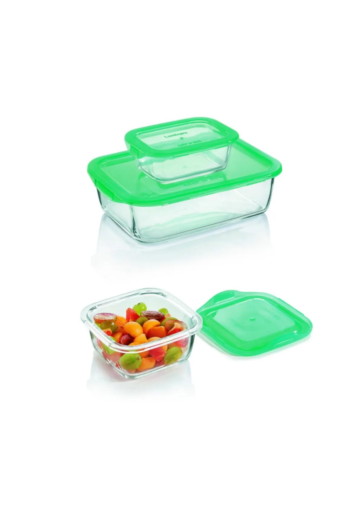 Boîte avec couvercle hermétique rectangulaire transparent verre trempé 14 cm Keep'n Box - LUMINARC Outlet