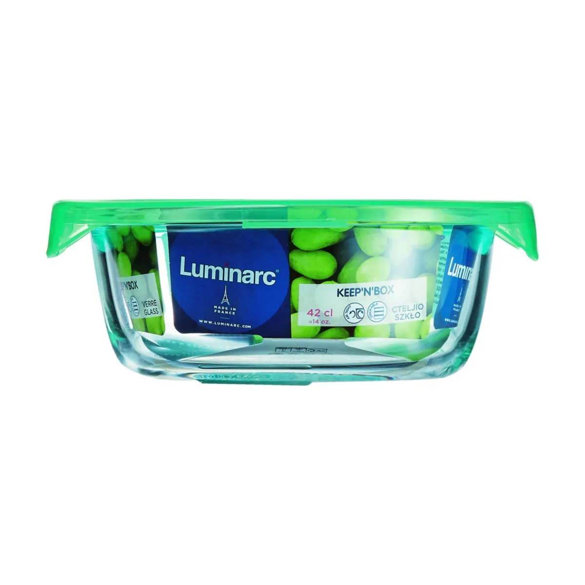 LUMINARC Boîte avec couvercle hermétique rectangulaire transparent verre trempé 20,5 cm Keep'n Box Discount