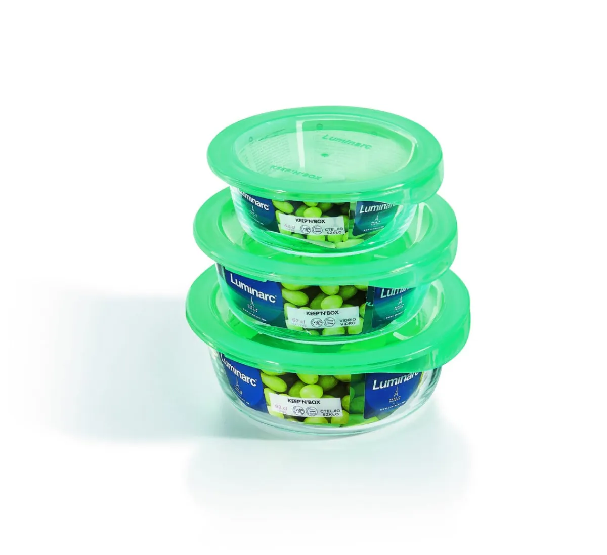 LUMINARC Boîte avec couvercle hermétique rectangulaire transparent verre trempé 20,5 cm Keep'n Box Discount