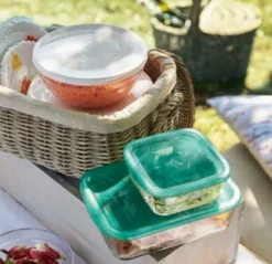Boîte avec couvercle hermétique rond transparent verre trempé Ø 15,9 cm Keep'n Box - LUMINARC Hot