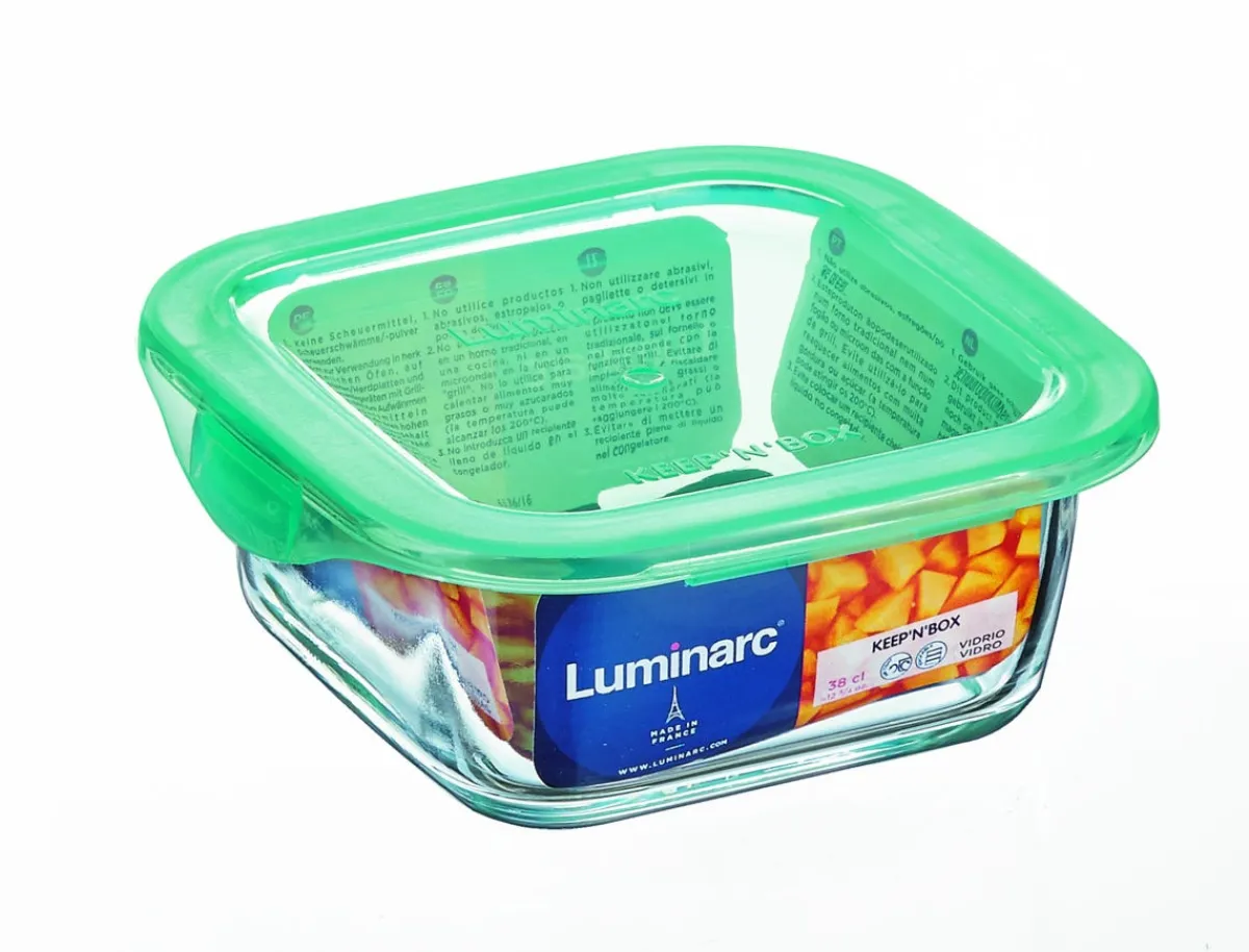 Boîte avec couvercle hermétique transparent verre trempé 17,6 cm Keep'n Box - LUMINARC