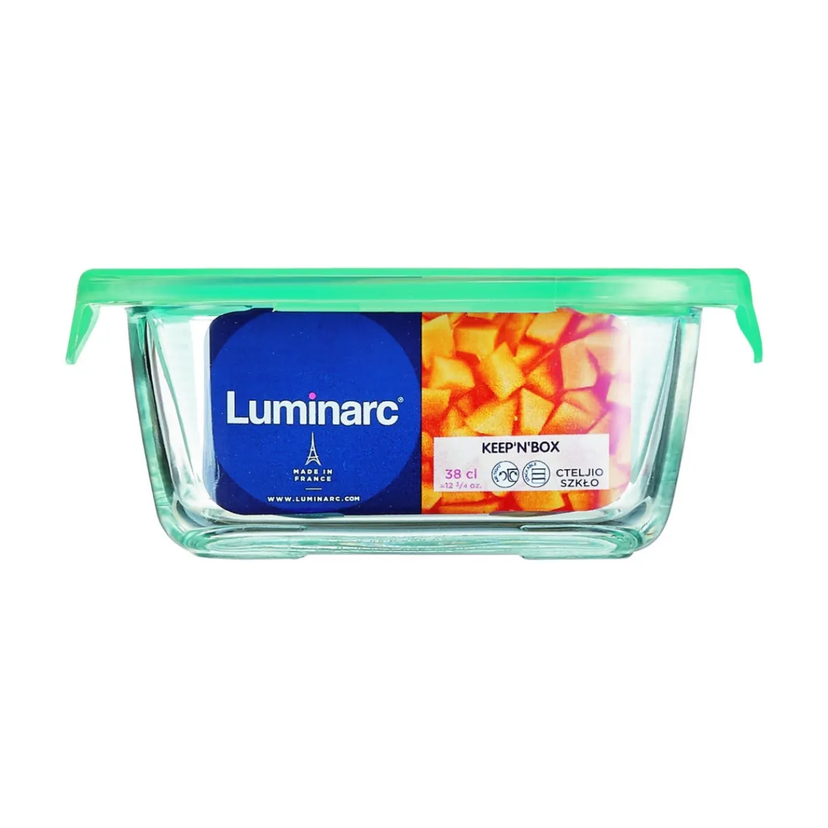 Boîte avec couvercle hermétique transparent verre trempé 17,6 cm Keep'n Box - LUMINARC