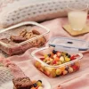 LUMINARC Boîte avec couvercle rectangulaire transparent verre trempé 20,55 cm Pure Box Active Discount