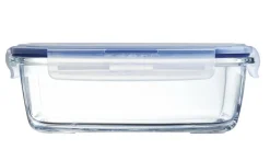 LUMINARC Boîte avec couvercle rectangulaire transparent verre trempé 20,55 cm Pure Box Active Discount