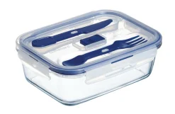 LUMINARC Boîte avec couvercle rectangulaire transparent verre trempé 20,56 cm Pure Box Active Online