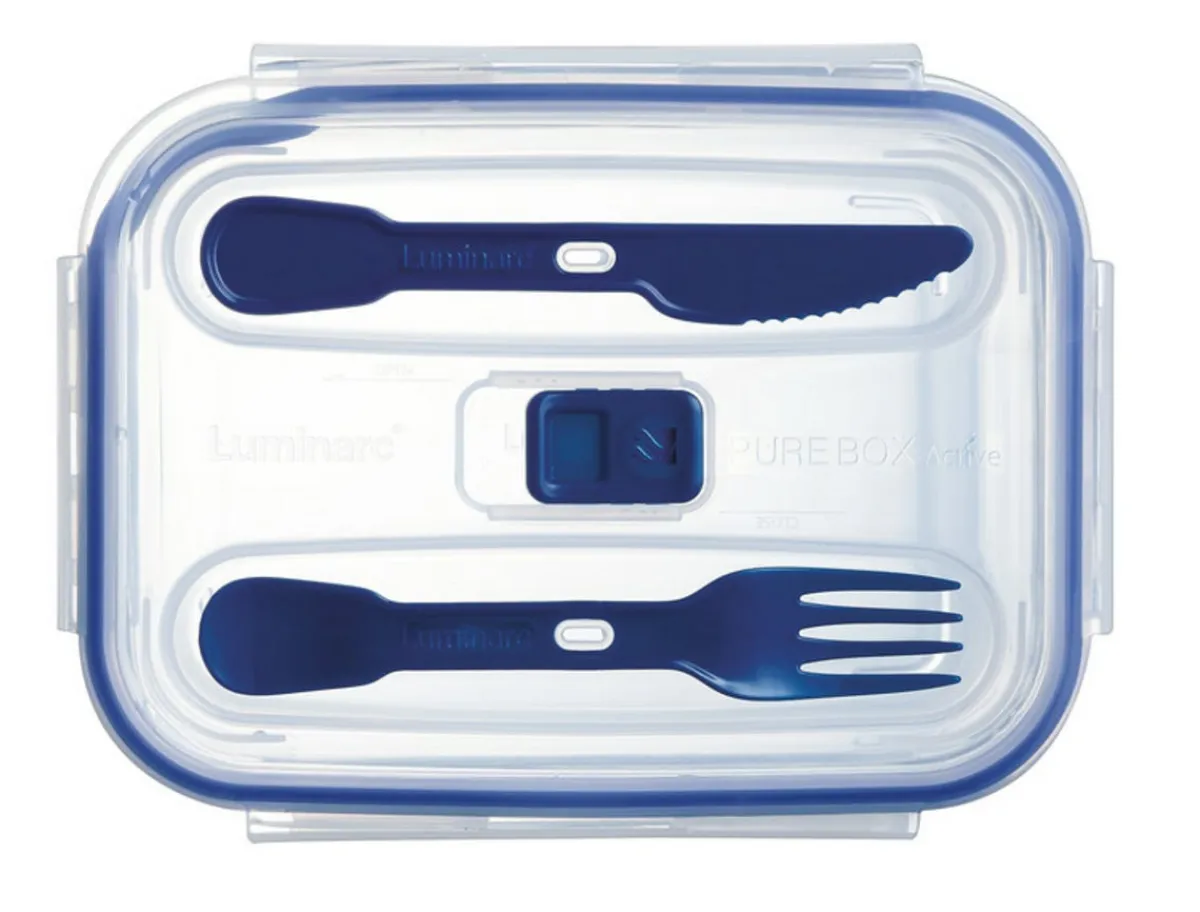LUMINARC Boîte avec couvercle rectangulaire transparent verre trempé 20,56 cm Pure Box Active Online