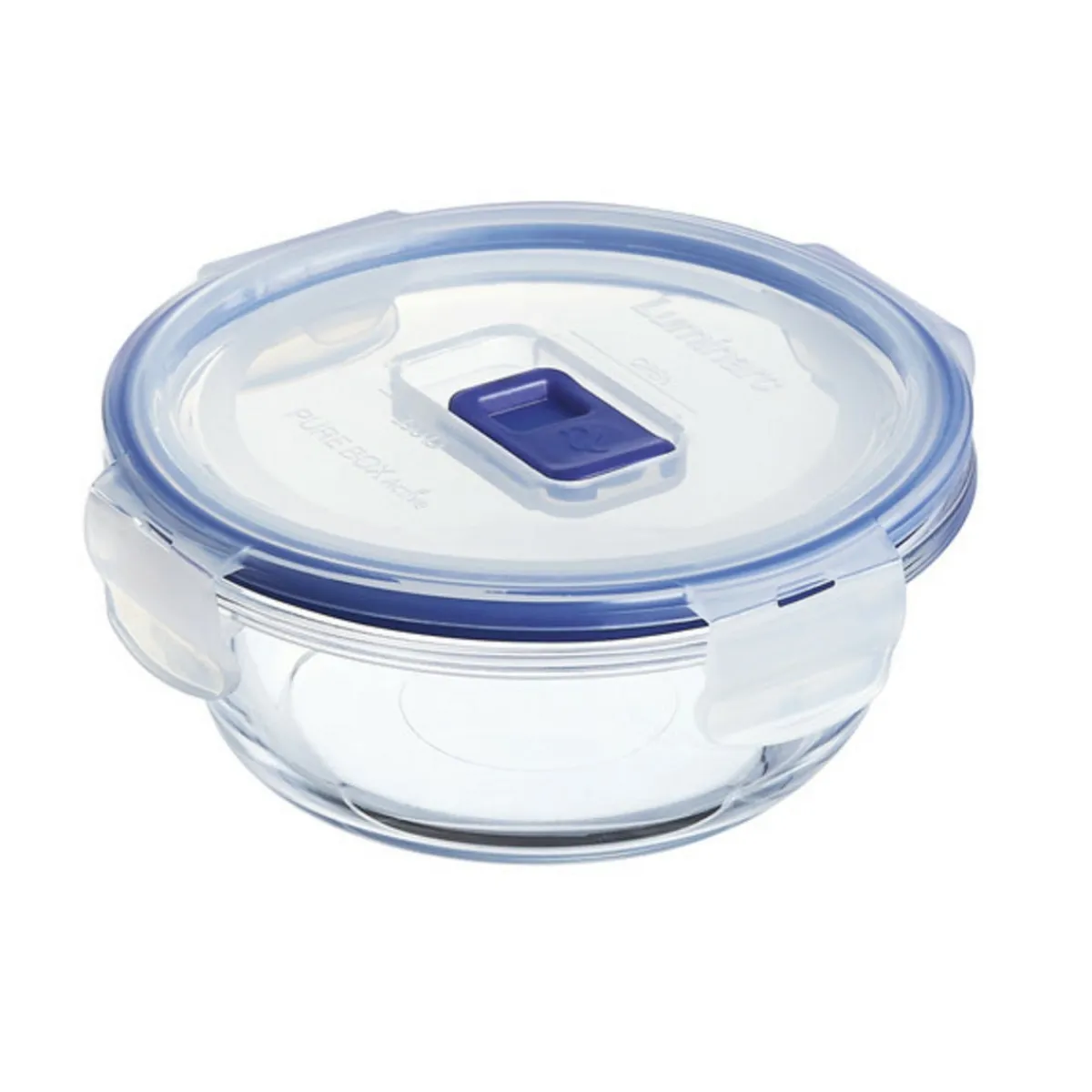 Boîte avec couvercle rond transparent verre trempé Ø 13,85 cm Pure Box Active - LUMINARC Sale