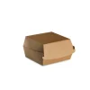 Boîte à burger brun 13x12x7 cm (100 pièces) - Aucune Hot
