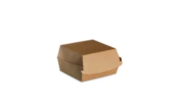Boîte à burger brun 13x12x7 cm (100 pièces) - Aucune Hot